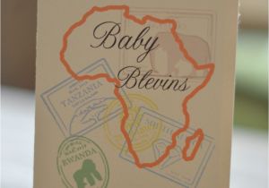 Safari Passport Baby Shower Invitations Items Similar to Baby Shower Safari Passport Invitation On
