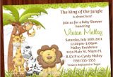 Safari themed Baby Shower Invitation Templates 8 Best Of Jungle theme Invitations Free Printable