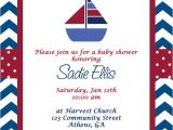 Sailboat Invitations for Baby Shower Printable Nautical Baby Shower Invitation Sailboat