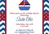Sailor Baby Shower Invitations Template Free Nautical Baby Shower Invitation Templates