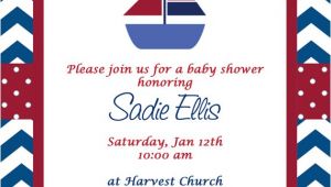 Sailor Baby Shower Invitations Template Free Nautical Baby Shower Invitation Templates