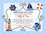 Sailor themed Baby Shower Invitations Nautical Baby Shower Invitations Baby Shower Decoration