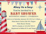Sailor themed Baby Shower Invitations Template Nautical themed Baby Shower Invitations