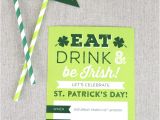 Saint Patrick S Day Party Invitations Printable St Patrick 39 S Day Invite