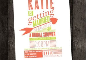 Same Sex Bridal Shower Invitations Shabby Chic Poster Style Bridal Shower by Perfectpeardesigns