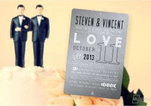 Same Sex Marriage Wedding Invitations for Same Sex Couples Looking to Make A Statement Marriage