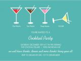 Sample Cocktail Party Invitation Wording Bar Party Invitations Martini Cocktail Party Invitation