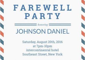 Sample Going Away Party Invitation Farewell Party Invitation 429×600