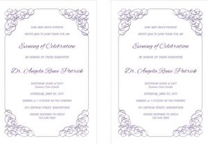 Sample Invitation Card for Graduation Ceremony 43 Printable Graduation Invitations Free Premium