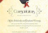 Sample Invitation Card for Graduation Ceremony Graduation Ceremony Invitation Template Listmachinepro Com