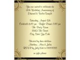 Sample Invitation Card Wedding Party Elegant Gold 50th Wedding Anniversary Party Card Zazzle