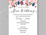 Sample Invitation Card Wedding Party Poinsettia Wedding Invitation Sample Card Beautiful Winter