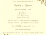 Sample Invitation Card Wedding Party Wedding Ceremony and Wedding Reception Invites Reception