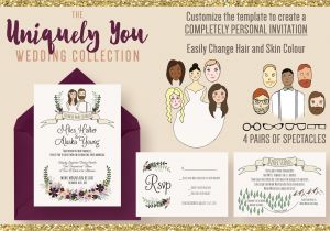 Sample Invitation Designs Wedding the Uniquely You Wedding Collection Wedding Templates