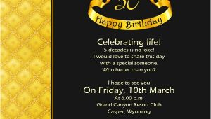 Sample Invitation for 50th Birthday Party 50th Birthday Invitation Wording Samples Wordings and