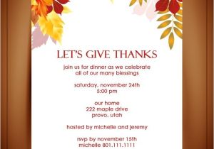 Sample Invitation for Thanksgiving Party Best 25 Thanksgiving Invitation Ideas On Pinterest
