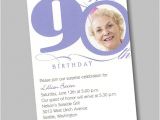 Sample Invitations for 90th Birthday Party Printable 90th Birthday Invitations Printable 360 Degree