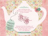 Sample Invitations to A Tea Party Tea Party Invitation Template Invitation Templates