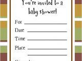 Sample Of A Baby Shower Invitation Cute Sample Baby Shower Invitations
