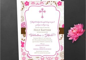 Sample Of Baptismal Invitation Card Baby Shower Christening Invitation Card Sample Card