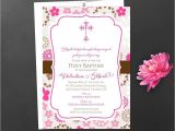 Sample Of Invitation Card for Baptism Baby Shower Christening Invitation Card Sample Card
