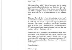 Sample Of Invitation Letter for Christmas Party Christmas Invitation Letter – Free Sample Letters