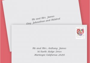 Sample Wedding Invitation Envelope How to Address Wedding Invitation Envelopes Ann 39 S Bridal
