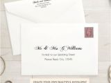 Sample Wedding Invitation Envelope Printable Wedding 9×6 Envelope Template Invitation Envelope