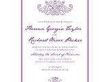 Samples Of Wording for Wedding Invitations Sample Invitation Templates Samples and Templates