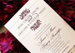 Sangria Color Wedding Invitations Brides Birthdays and Babies Blog by Tiger Lily Invitations