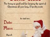 Santa Claus Party Invitations Invitation to Visit Santa Claus Rooftop Post Printables