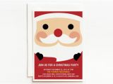 Santa Claus Party Invitations Items Similar to Christmas Party Invitation Santa Claus