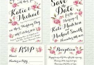 Save the Date and Wedding Invitation Packages Items Similar to Wedding Invitation Package Fully