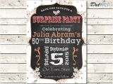 Save the Date Invitation Wording for Birthday Party Birthday Party Save the Date Invitation Card by Delartdesigns