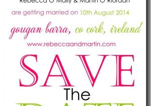 Save the Date Invitation Wording for Birthday Party Save the Date Cards
