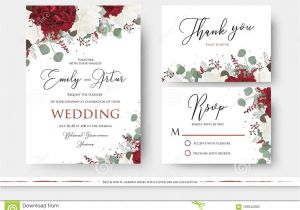 Save the Date Wedding Invitation Template Vector Wedding Floral Invite Save the Date Thank You Rsvp Card