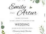 Save the Date Wedding Invitation Template Vector Wedding Invitation Invite Save the Date Floral Vector Image