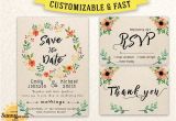 Save the Date Wedding Invitation Template Wedding Invitation Template Download Printable Wedding