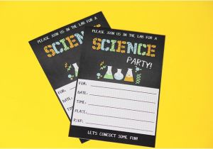 Science Party Invitations Template Free Science Party Printables Birthday Parties