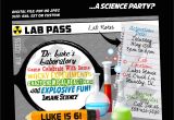 Science themed Party Invitations Science themed Birthday Invitation Mad Scientist Party