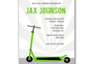 Scooter Party Invites Free Cupcake Cutiees New Invitations Party Store