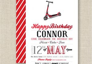 Scooter Party Invites Free Printable Party Invitation Scooter Party
