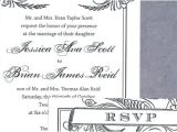 Scroll Wedding Invitations with Rsvp Cards Free Wedding Invitation Printable Download Black Scroll
