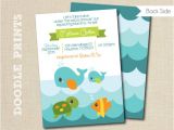 Sea Creature Baby Shower Invitations Ocean Invitation Printable Baby Shower Invitation Sea