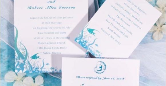 Sea themed Wedding Invitations 31 Days Of Weddings Day 30 Under the Sea theme All