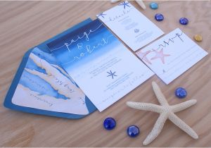 Sea themed Wedding Invitations Ocean themed Wedding Invitation with A Wedding Map