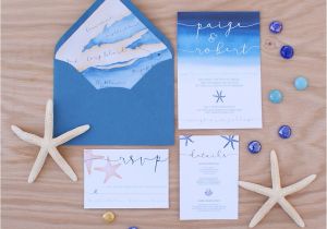 Sea themed Wedding Invitations Ocean themed Wedding Invitation with A Wedding Map