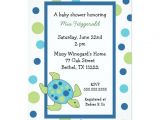 Sea Turtle Baby Shower Invitations Sea Turtle Baby Shower Invitation Boy or Girl