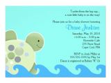 Sea Turtle Baby Shower Invitations Turtle Reef Seaturtle 5×7 Baby Shower Invitation