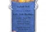 Seafood Boil Party Invitations Big Diecut Seafood Boil Party Invitations Clearance